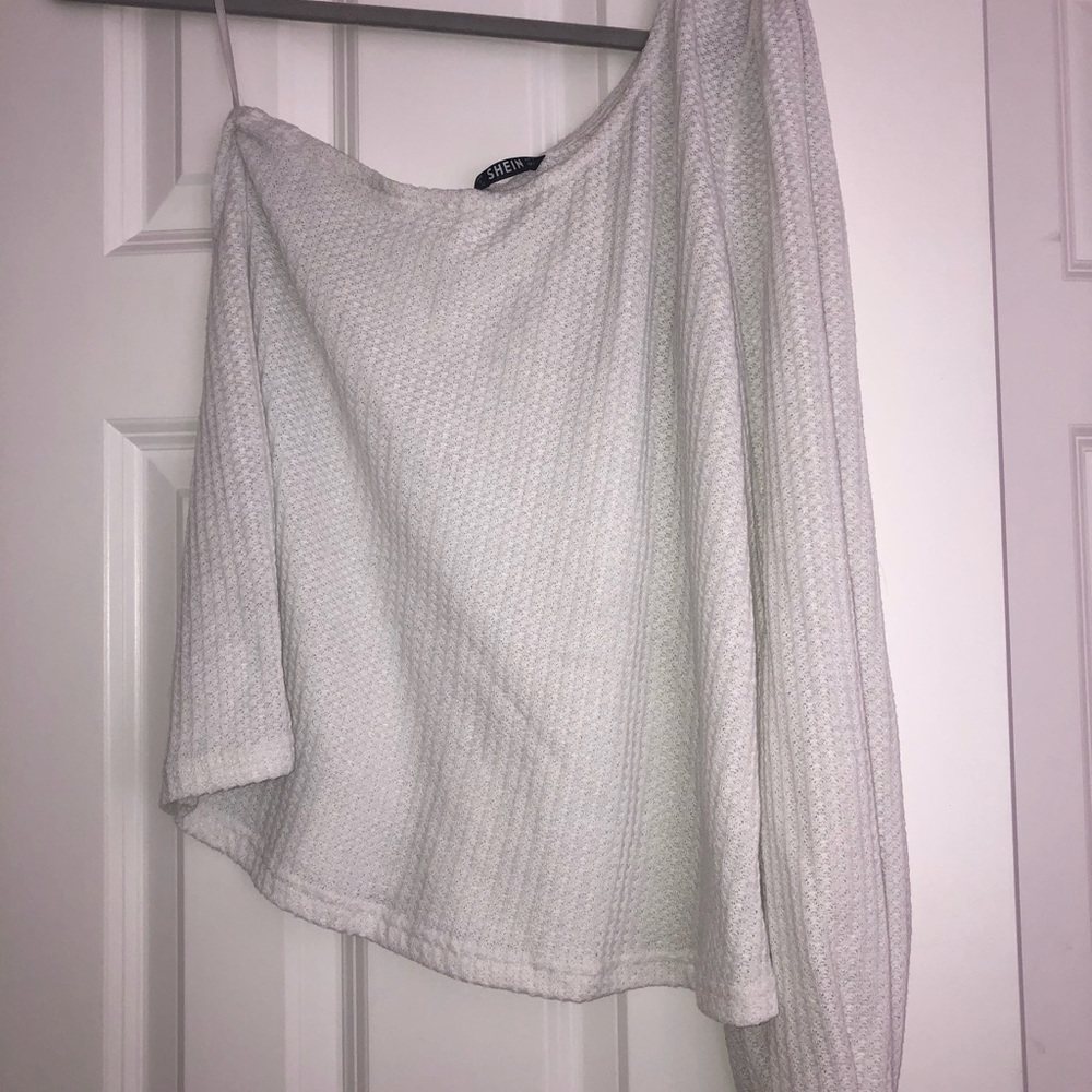Small one long sleeve white shirt